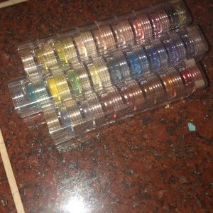 Loose powder glitter eye shadows